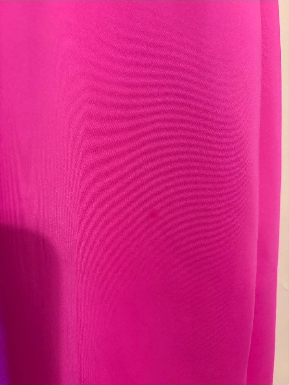 Fuchsia Ruffle V-Neck Dress - Picture 6 of 6